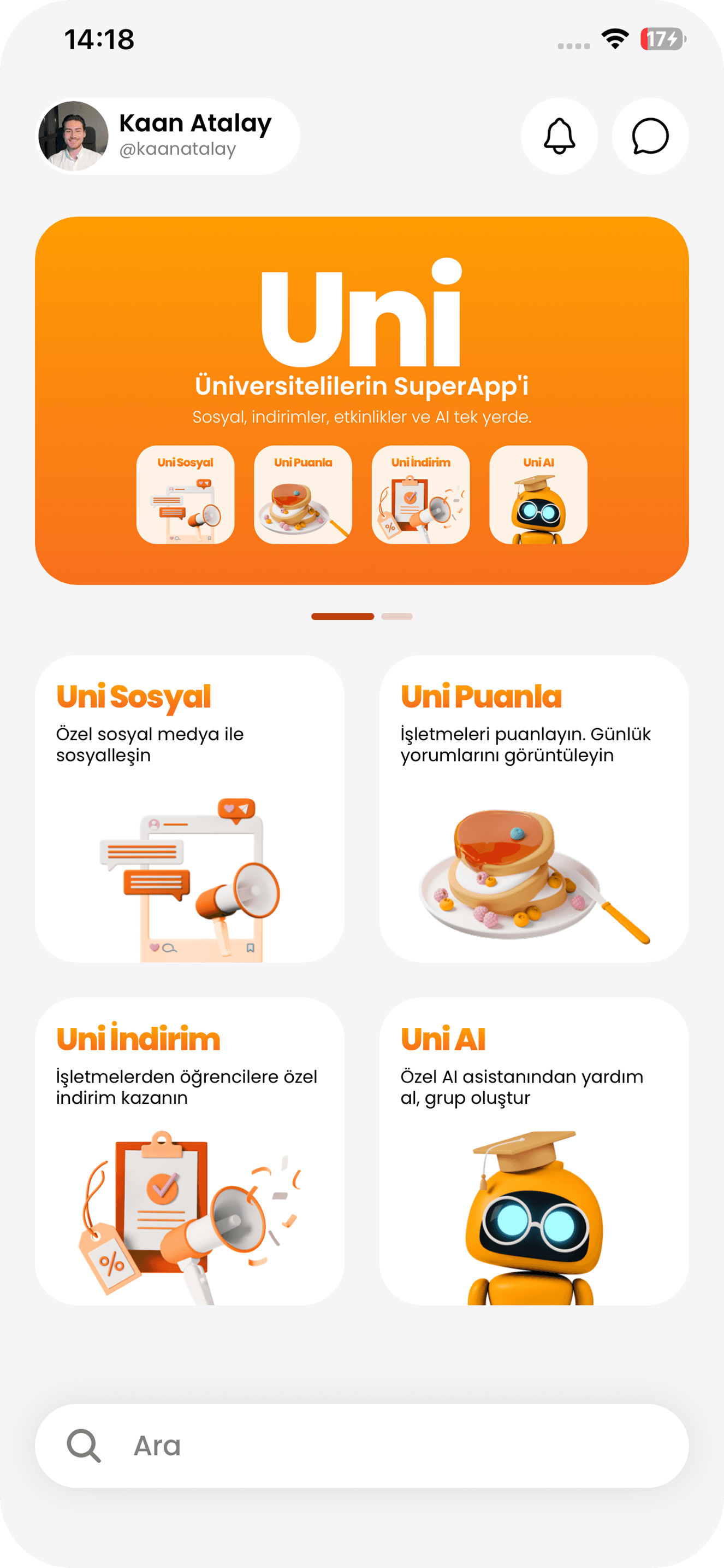 Uni SuperApp screenshot 1