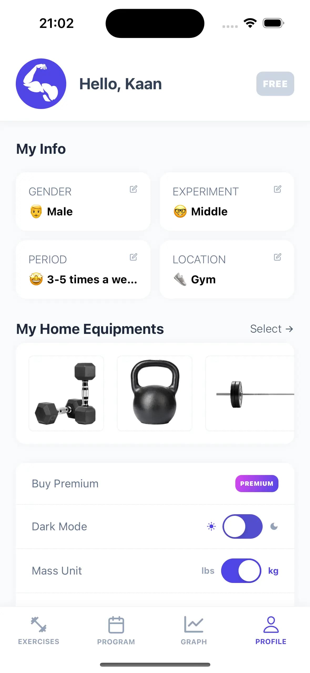 Workout Programmer screenshot 3